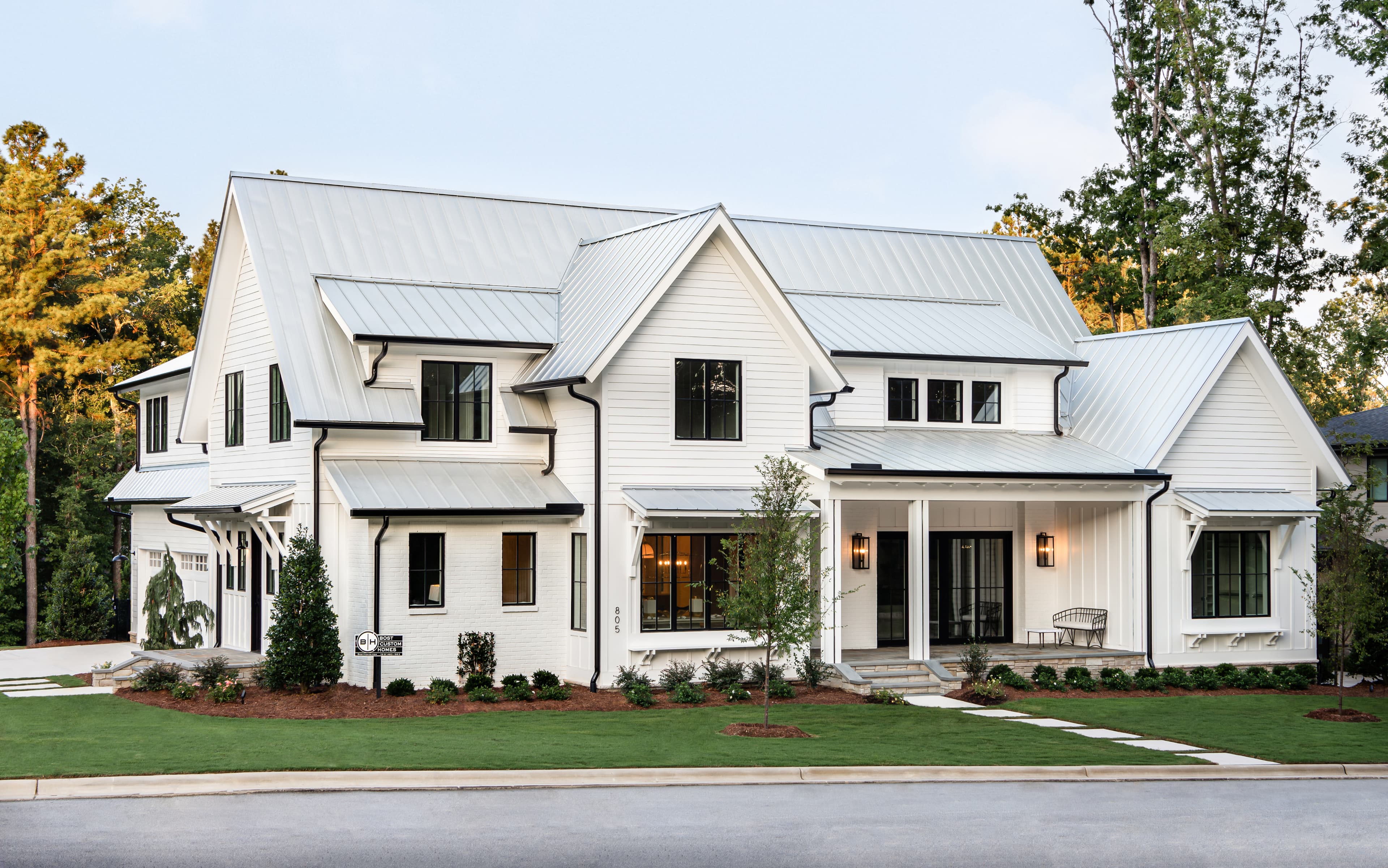 Bost Custom Homes team on a job site